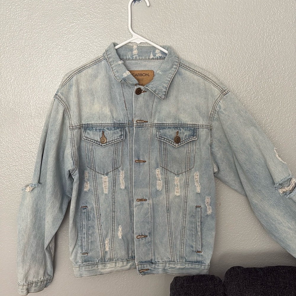 Distressed Denim Jacket